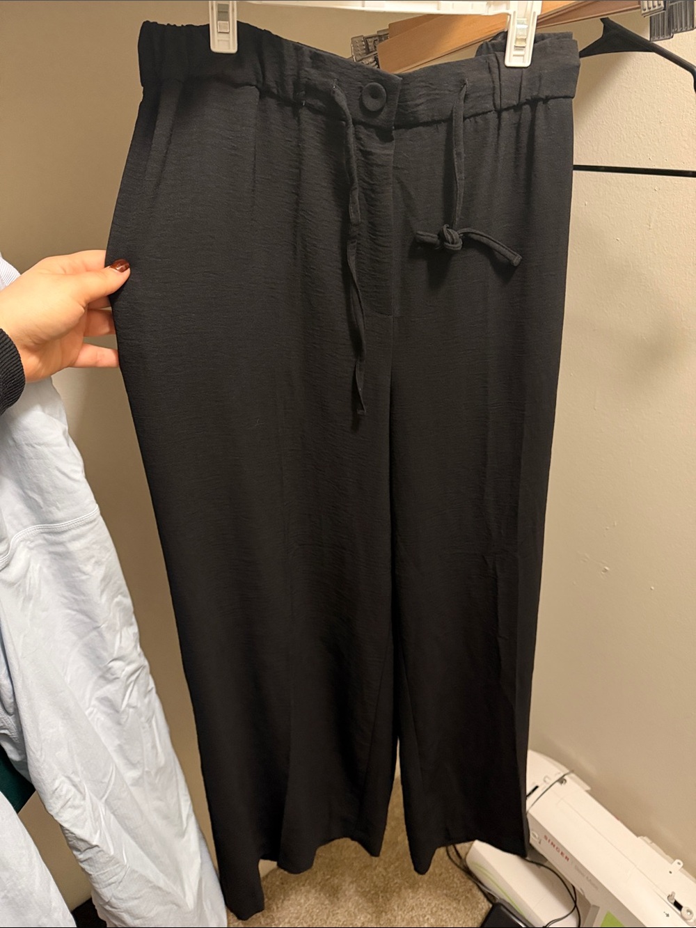 Women’s  Black pull on dress pants - wide leg